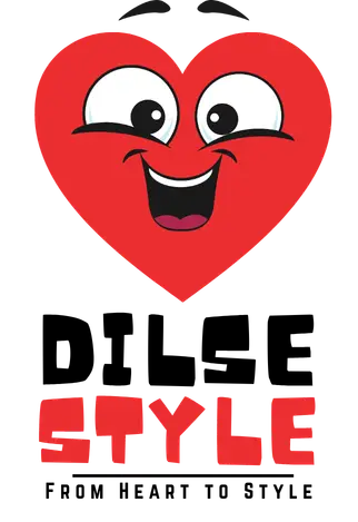 DilSeStyle Heart Mascot Vertical Logo